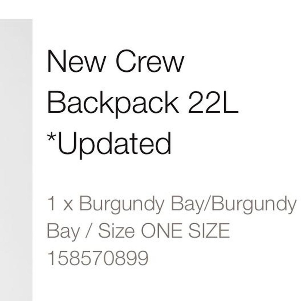 Lululemon burgundy bay backpack New crew updated 2026 - Picture 2 of 6